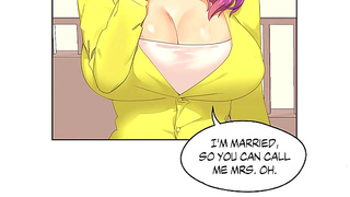 Stepmom Sensei Desires Students Touch in Sultry Red-Haired Anime Romance