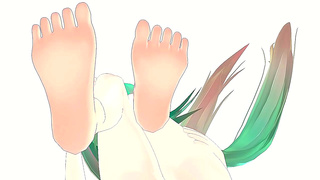 Miku Gumis Sultry 3D Rendezvous Ignites Steamy Anime Desires