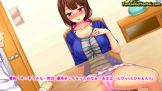 StepSis Seduces StepBrother-In-Law in Fiery Hentai Tryst Full of Cream