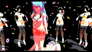 Lamb Surrenders to Wild Desires in Futa Gangbang Hentai Fantasy