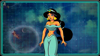 Hermione Tempts Princess Jasmine with Naughty ASMR Magic Teasing Touches in Akaburst Realm