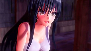 Yui Unleashed in Hot Outdoor Tryst – A 3D To Love-Ru Erotic Adventure