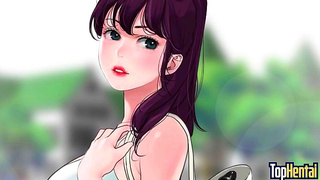 Stepmom Teacher Seduced by Heros Strength in Hot Anime Tryst