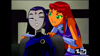 Teen Titans Heat Up in Lustful Hentai Adventure - Bold Desires Unleashed