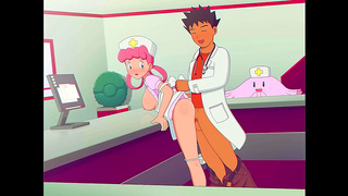 Brock Claims Nurse Joy in Steaming Pokmon Pleasure with Fiery Creampie