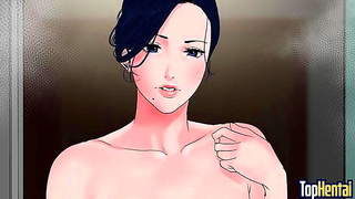 Hero Unleashes Power in Hot Milf Teacher Encounter - Steamy Anime Drama