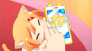 Cute Catgirl Nyanko Sparks steamy romance with her lover in adorable anime adventure