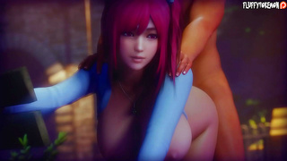 Honoka Embraces Forbidden Outdoors Lust in Busty Doggy Style Fantasy