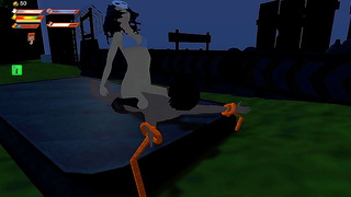 Skull Girl Ignites Steamy Campus Rendezvous in Bold Animated Fantasy
