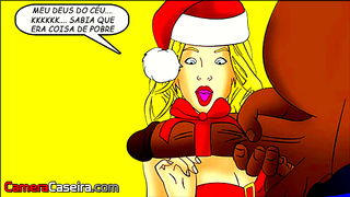 Bratty Beauty Tempts Guard into Wild Holiday Tryst