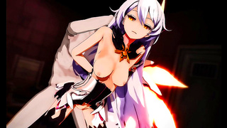 Kianas Sacred Energy Sparks Steamy MMD Hentai Desires