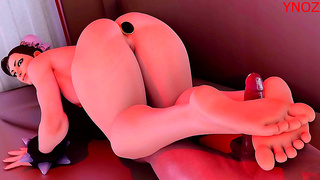 Chun-Li Tempts with Luscious Legs and Sultry Charm in Hot Forbidden Tryst