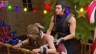 Aeriths Steamy Christmas Desire - A Forbidden FF7 Hentai Encounter