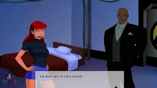 Harley Poison Ivy Seduce Captured Princess in Steamy DC Fantasy
