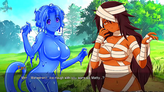 Tari Lures Jilly into Sensual Swamp Tryst with Slithering Caress