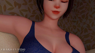 Mei Dominates in Steamy Overwatch Hentai Ride on Massive Cock