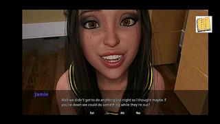Curvy Brunette Prof Seduces Hungry Student in Hot Classroom Fantasy