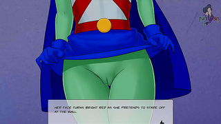 Miss Martian Seduces Her Alien Mate in Hot DC Hentai Fur Romance