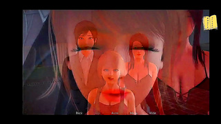 Brunette Teen Seduced by Busty MILFs Spellbinding Charm – Hot 3D Encounter