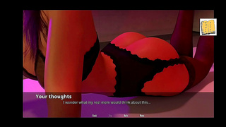 Brunette Teen Pleasures Muscular Gamer with Sensual Blowjob in Steaming VR Encounter