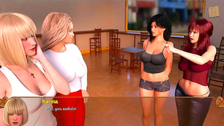 Karina Seduces Lazy Cousins in Sultry Hentai Fantasy