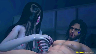 Vellas Haunting Desire Ignites in Steamy 3D Halloween Tryst