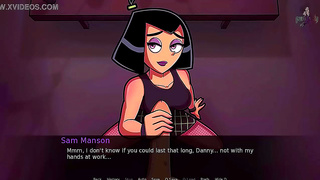 Goth Sam Tempts Danny with Hot Blowjobs Creampie Frenzy – Anime Desire
