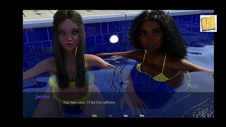 Jasmine Jams Heat Up by the Pool – Busty Teens Seductive Hentai Dream