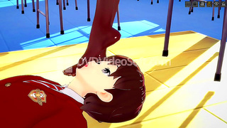 Submissive Student Worships His Teachers Feet in Steamy Hentai Encounter