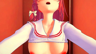 Kazuyas Torrid First Night with Riko Ignites Passion in 3D Hentai Fantasy