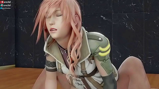 Lightnings Forbidden Desires Unleashed in Sultry FFVII Tryst