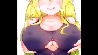 Busty Miku Explores Forbidden Desires with Small-Chested Beauty in DB Saga