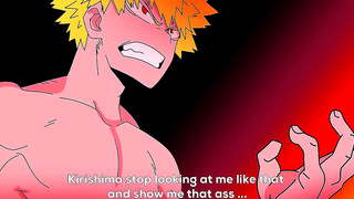 Kirishima Claims Bakugo in Fiery My Hero Academia Yaoi Tryst