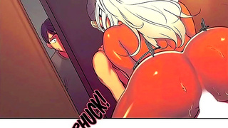 Step-StepSister Tempts StepBrother in School: Virgins Secret Desire Awakens