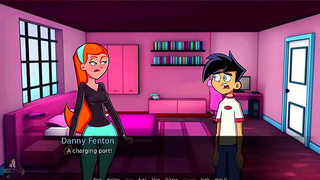 Gothic Teen Lures Danny Phantom into Steamy ASMR-Powered Hentai Tryst