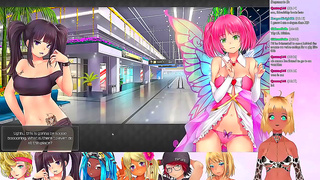 Busty Neko Petite Cutie Tease Each Other in Steamy VTuber Threesome Livestream Fun