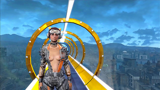 Curvy Brunette Flaunts Fallout 4 Gear in Hot 3D Hentai Adventure