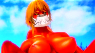 Tia Harribel Dominated Hard in Steamy Stand-Up Hentai Action