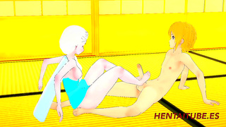 Elsa Yields to Desire in Sensual Frozen Hentai Foot Fetish Encounter