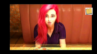 Busty Pink-Haired MILF Seduces Young Stud in Hot Animated Encounter