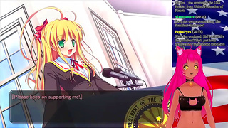 Plump VTuber Seduces Fans During Sexy Anime Game Stream Extravaganza