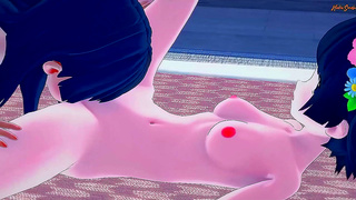 Uiharu Satens Hot lesbian Escapade – A Sensual Hentai Fantasy Unfolds