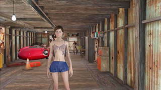 Brave Brunette Seduces Lone Survivor in Steamy Fallout 4 Wasteland Encounter