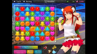 HuniePop Girls Ignite Hot Summer Romance on Sunny anime Beach Escape