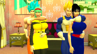 Dragon Ball Wives Swap Husbands for Hot Taboo Trysts