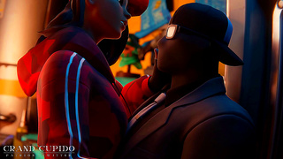 Ruby Ignites with Pleasure in Hot 3D Fortnite Passion Under Fire
