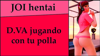 D.Va Seduces With Sensual Spanish Lessons in Steaming Hot Anime Encounter