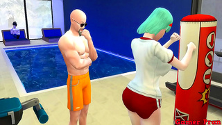Bulmas Curvy Allure Sparks Tension as Roshi Woos Her Under Jealous Eyes