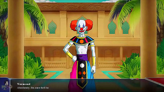 Alien Clown Seduces Warriors in Steamy Dragon Ball Encounter