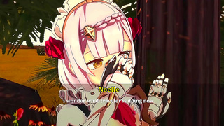 Noelle Surrenders to Temptation with Giant Dick in Hot Hentai Fantasy